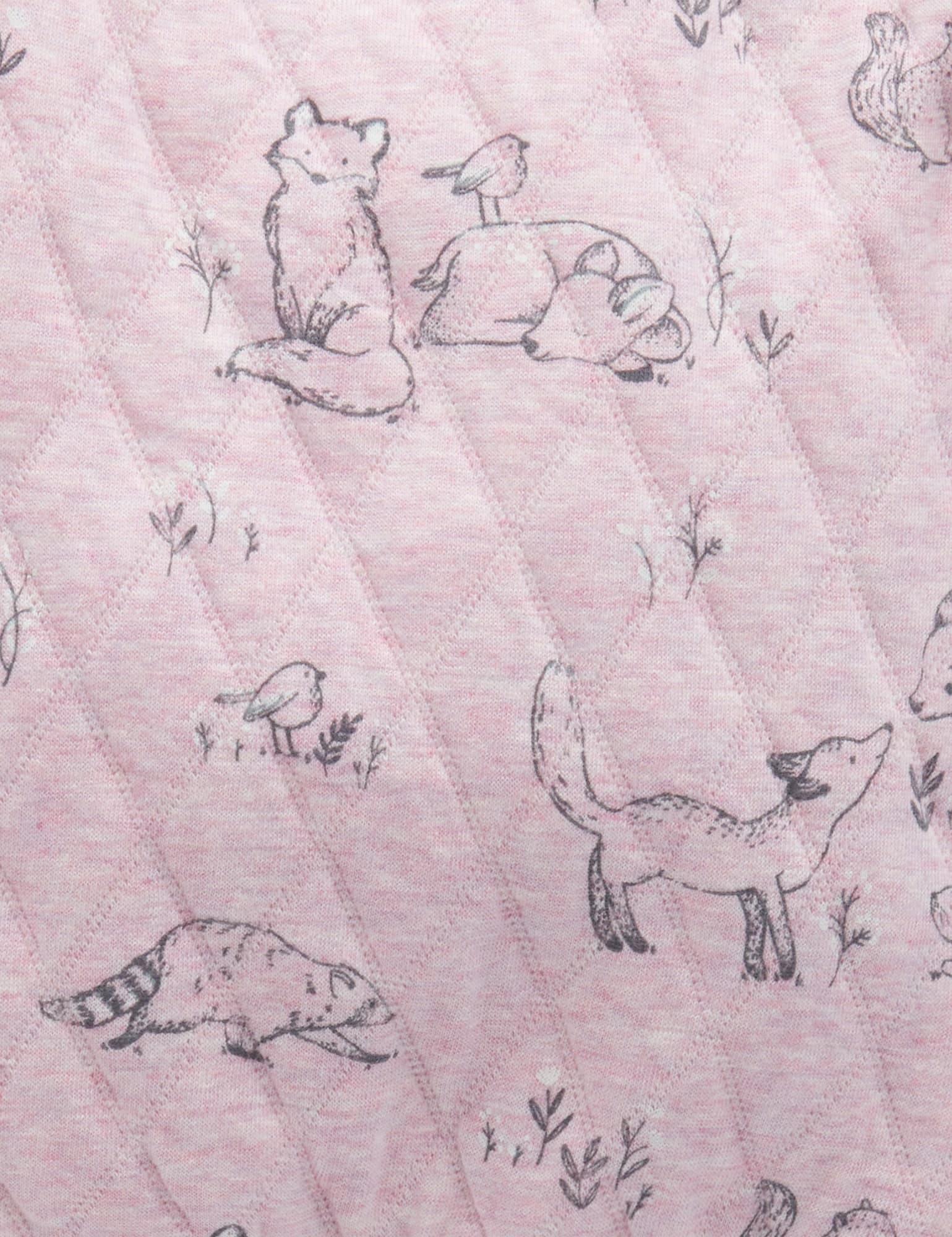 Quilted Windcheater - Forest Gathering Prt/Cloud mel