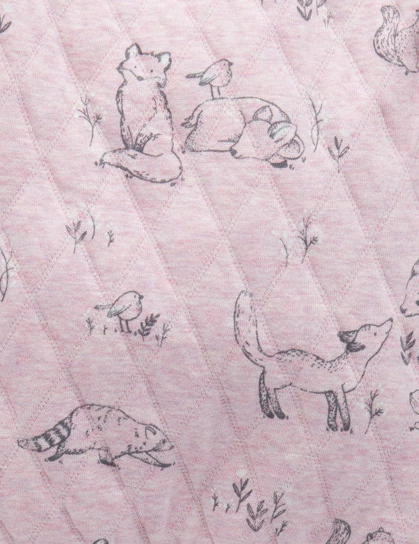 Quilted Windcheater - Forest Gathering Prt/Cloud mel