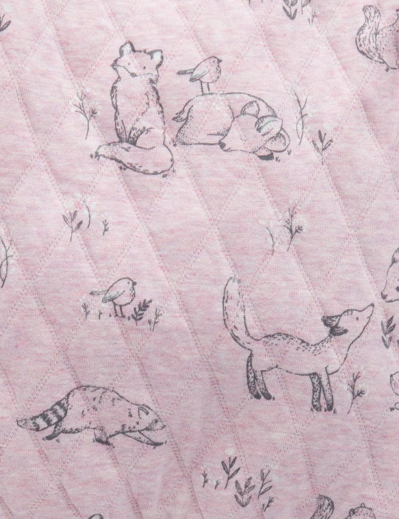 Quilted Windcheater - Forest Gathering Prt/Cloud mel