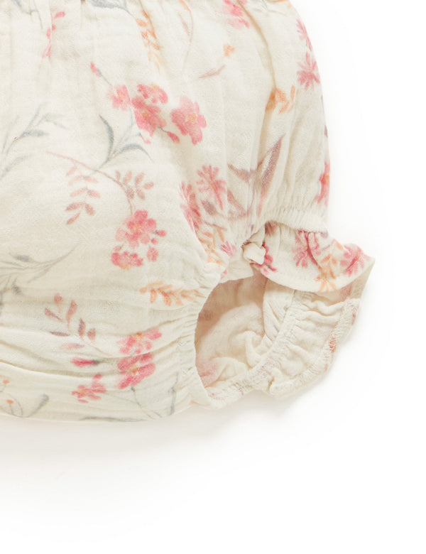 Ruffle Set - Pussy Willow Print