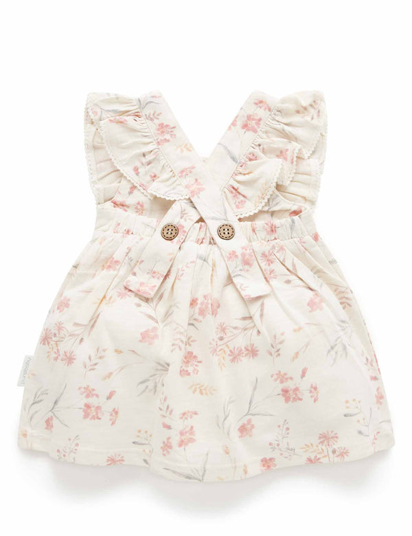 Ruffle Bodysuit Dress - Pussy Willow Floral