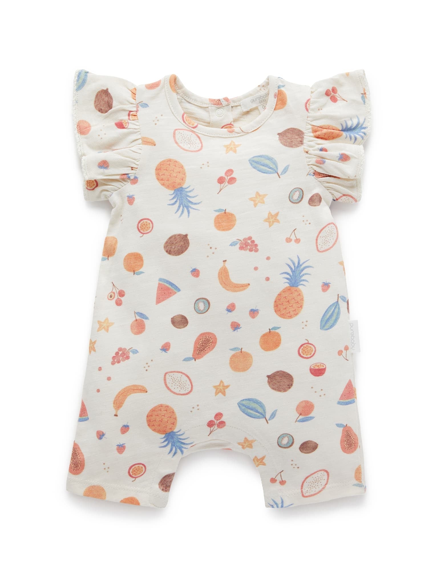 Fuitti Short Growsuit - Tropical Fruits Print