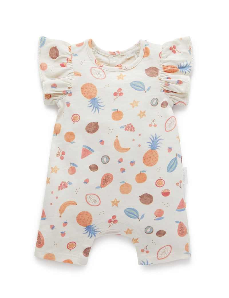 Fuitti Short Growsuit - Tropical Fruits Print