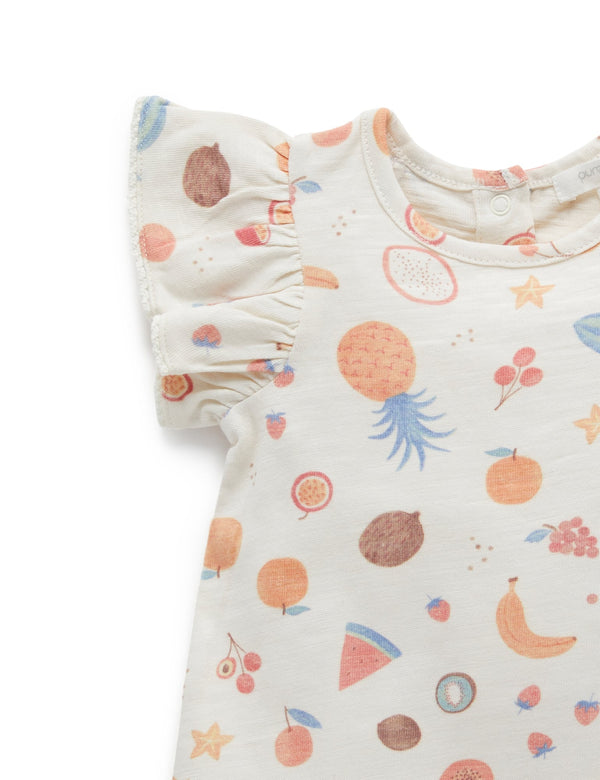 Fuitti Short Growsuit - Tropical Fruits Print