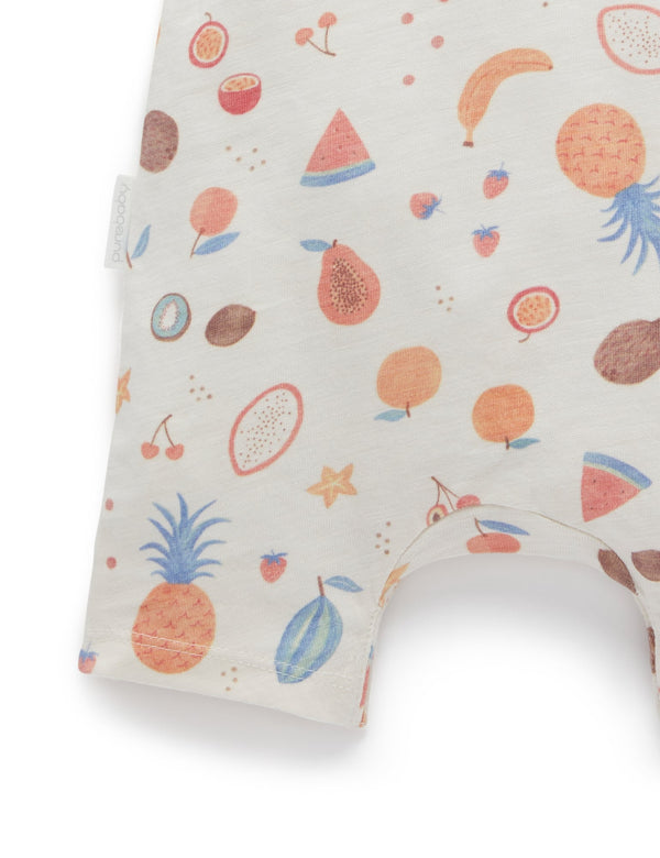 Fuitti Short Growsuit - Tropical Fruits Print