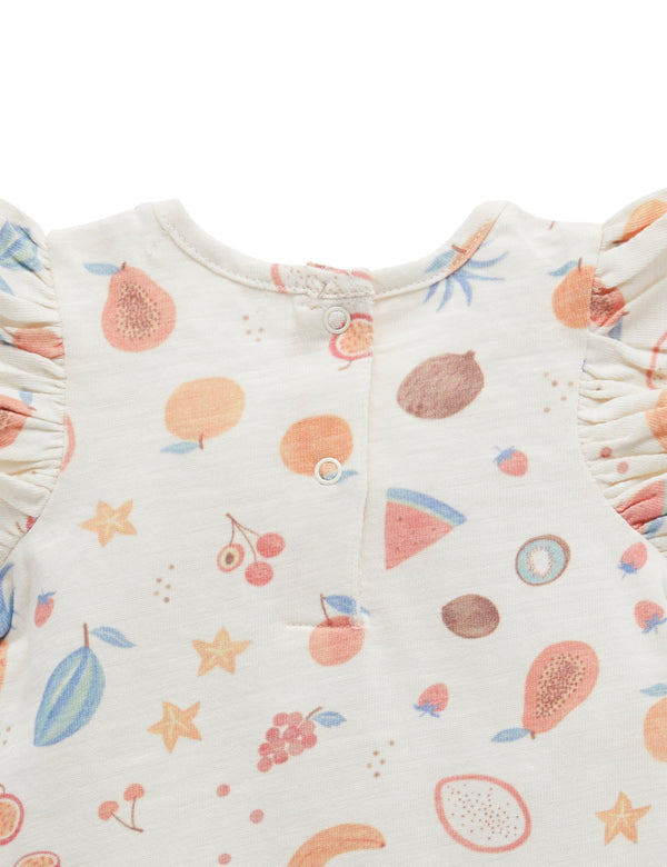 Fuitti Short Growsuit - Tropical Fruits Print