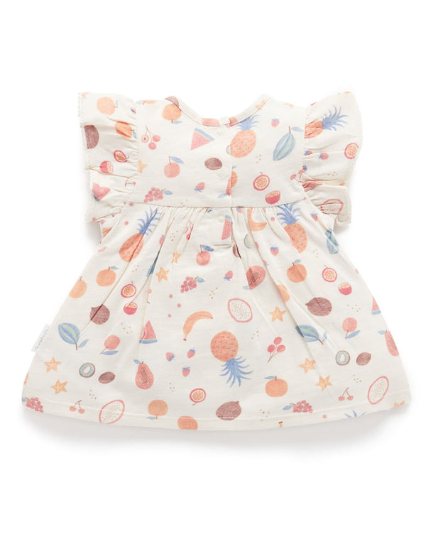 Fruitti Bodysuit Dress - Tropical Fruits Print