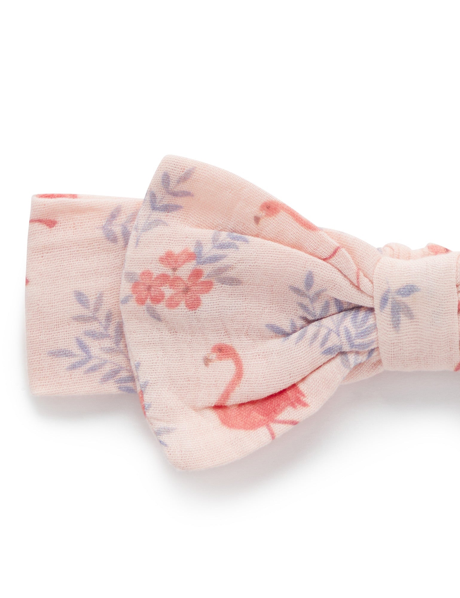 Bow Headband - Flamingo Print