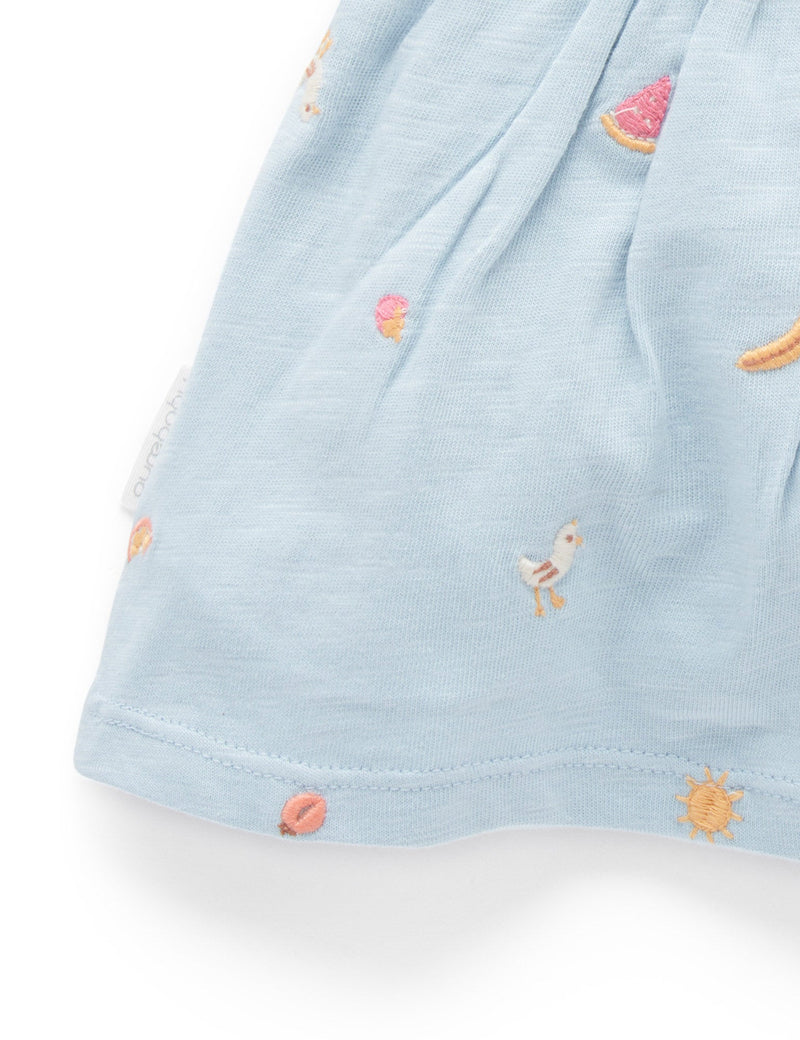 Seaside Bodysuit Dress - Sunny Arvo Broderie
