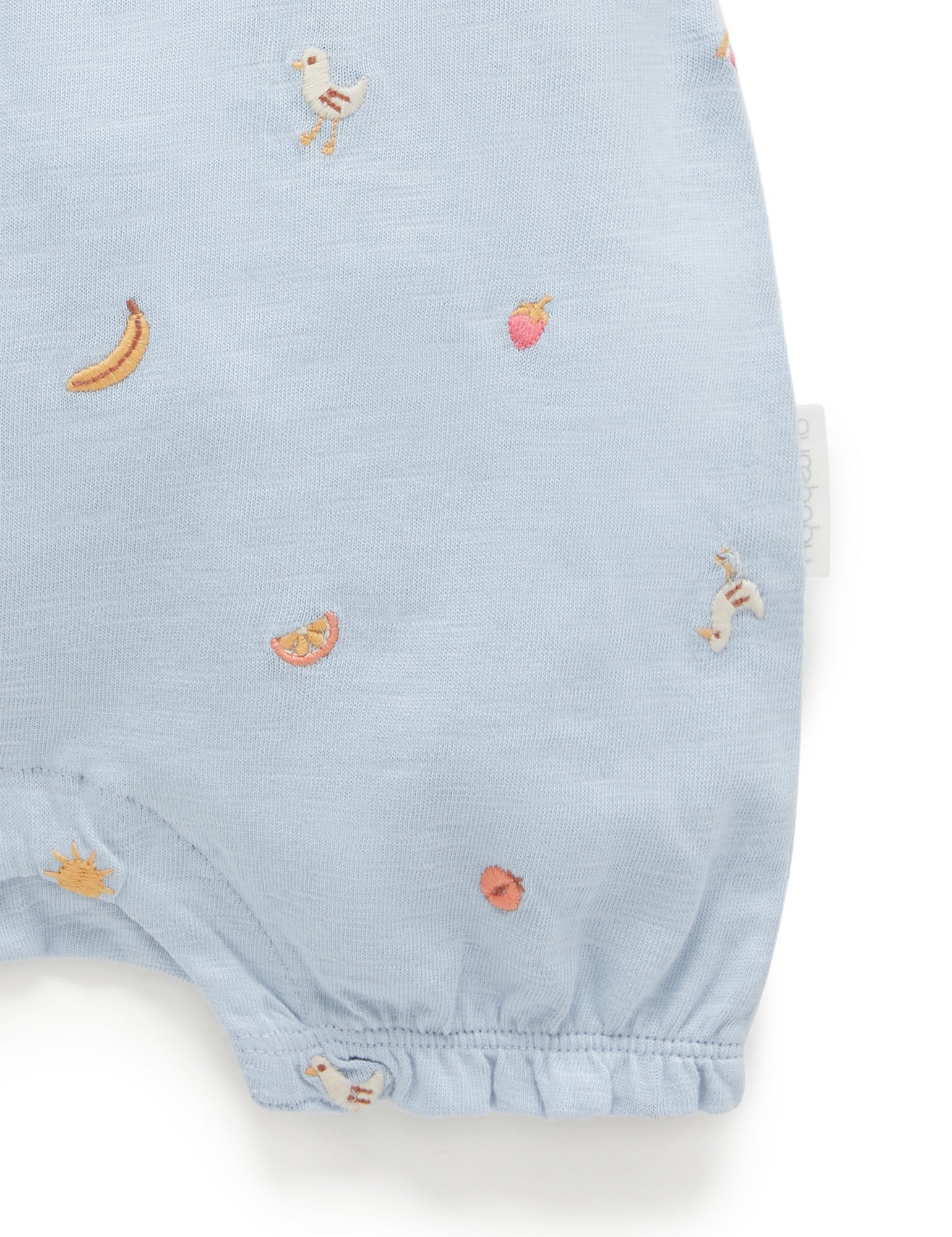 Seaside Short Growsuit - Sunny Arvo Broderie