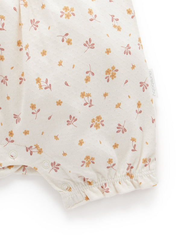 Frangipani Shortie Growsuit - Frangipani Print
