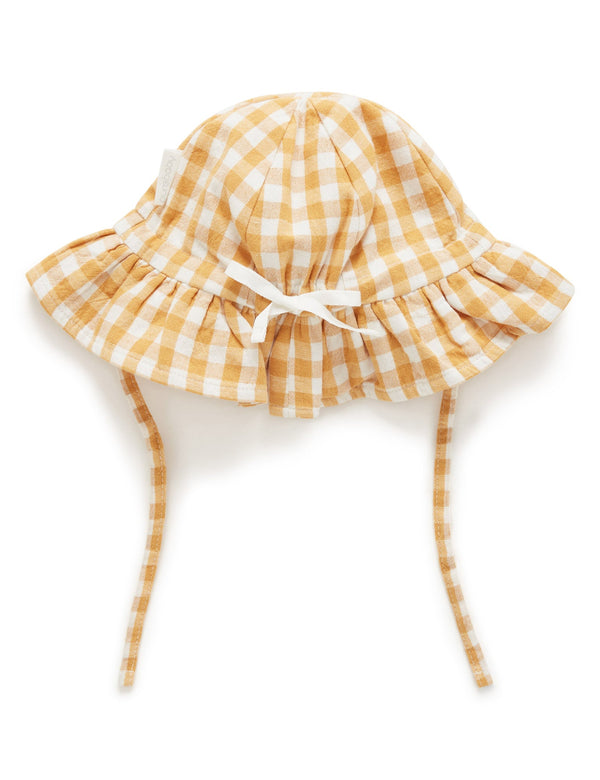 Gingham Sunhat - Golden Gingham