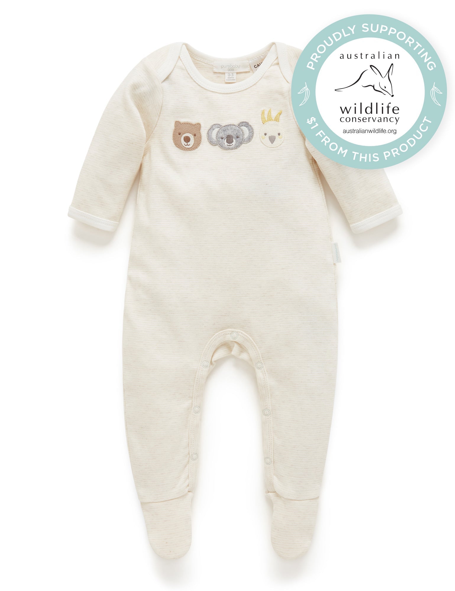 Growsuit - Wheat Stripe Bush Babies