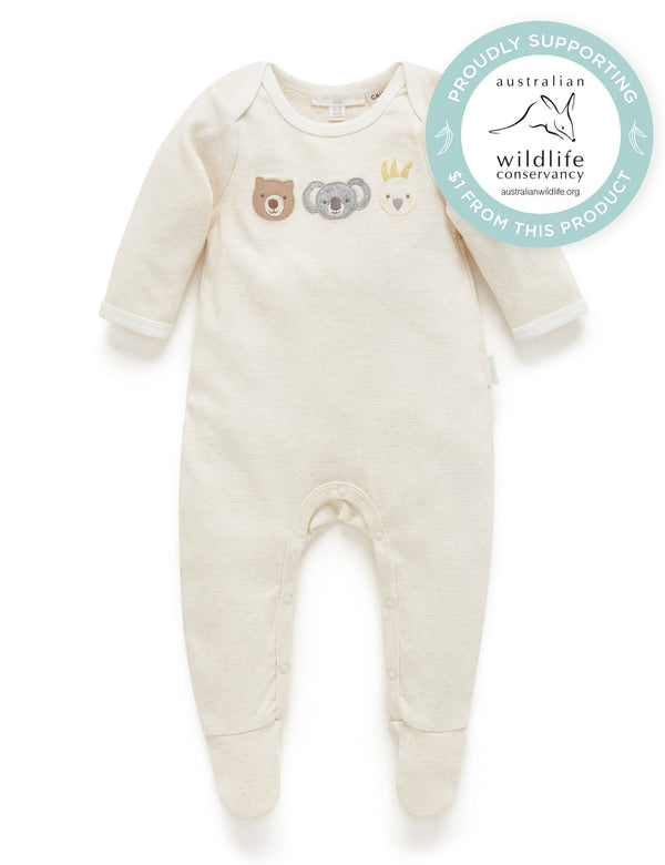 Growsuit - Wheat Stripe Bush Babies