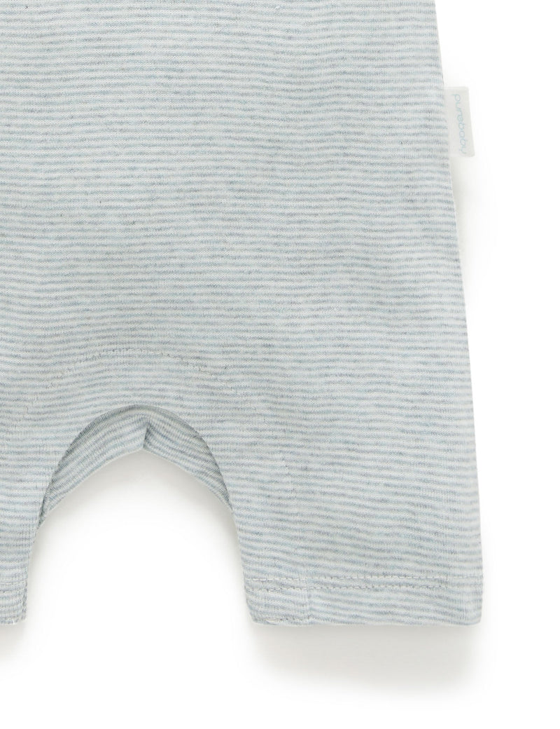 Peekaboo Short Growsuit - Fern Stripe Koala