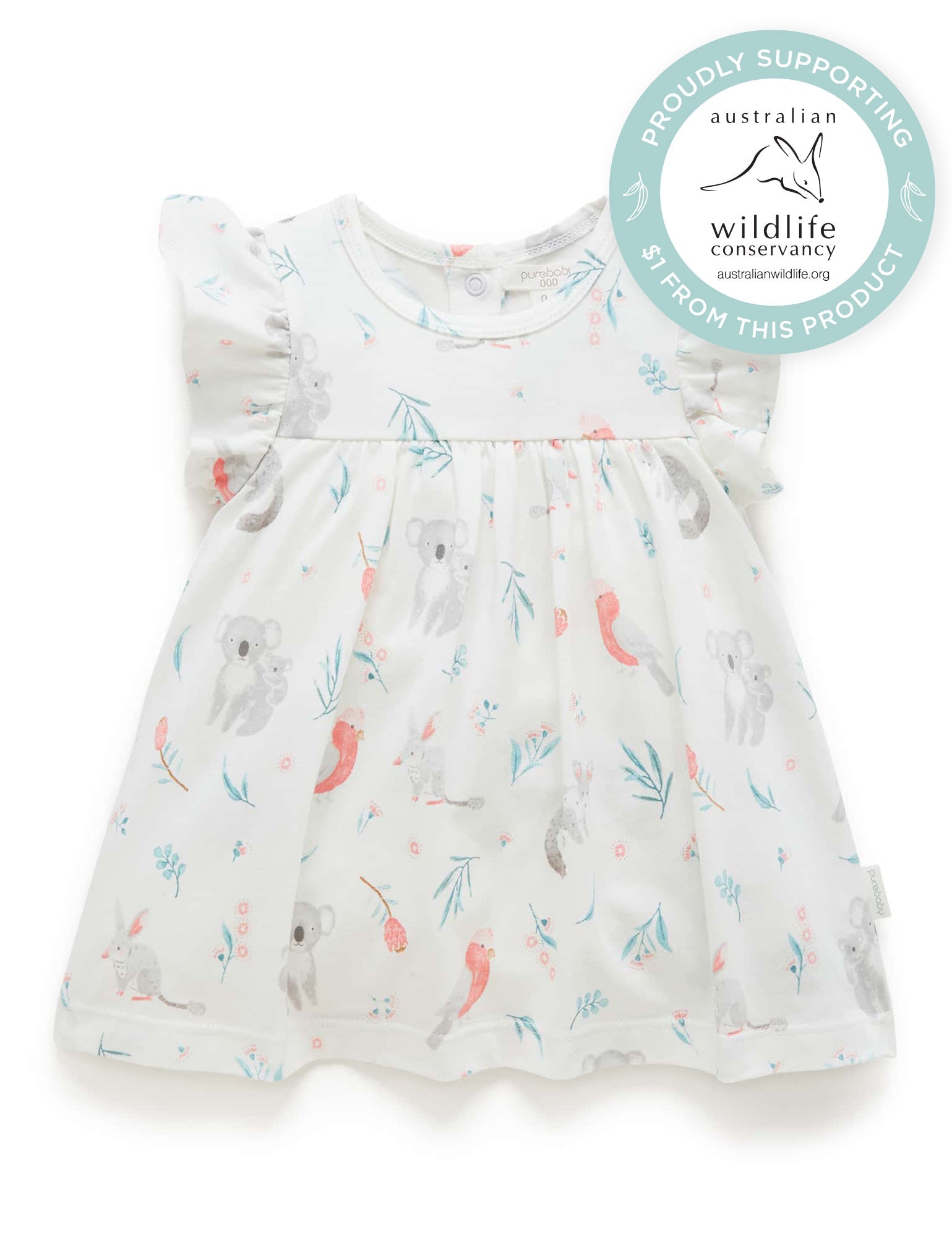 Ruffle Dress Bodysuit - Blossom Friends