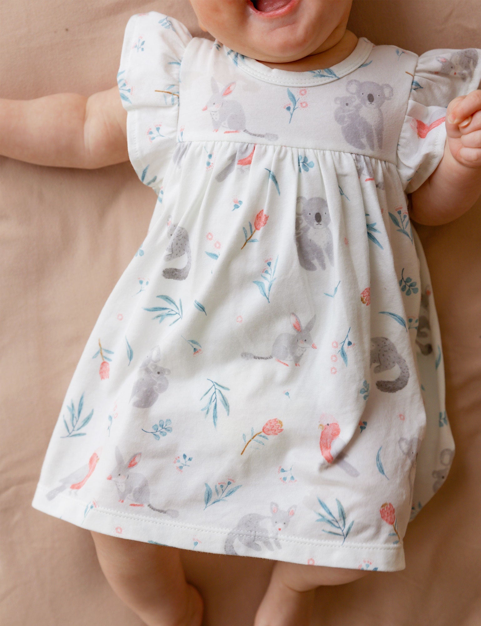 Ruffle Dress Bodysuit - Blossom Friends