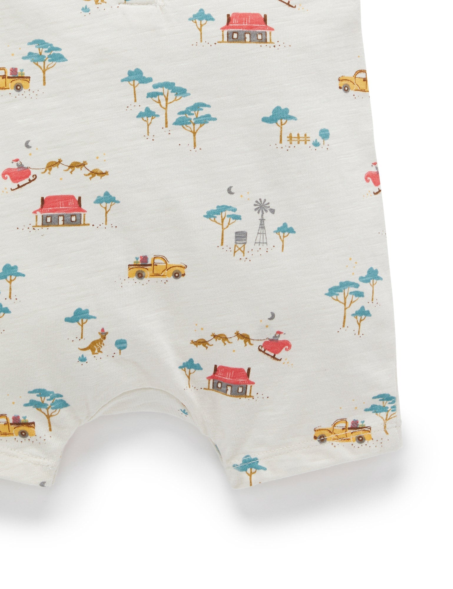 Christmas Singlet Growsuit - Bush Christmas Print