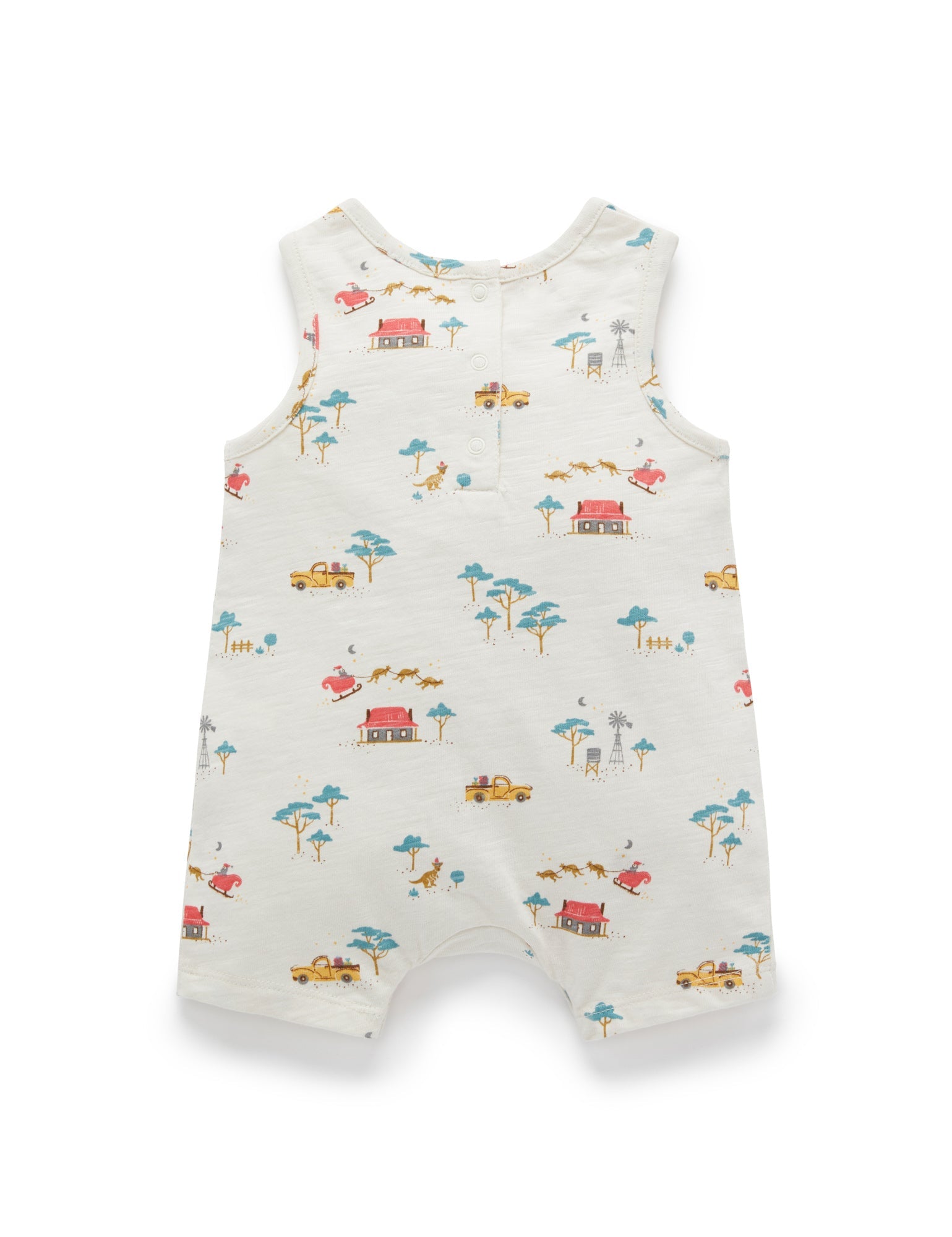 Christmas Singlet Growsuit - Bush Christmas Print