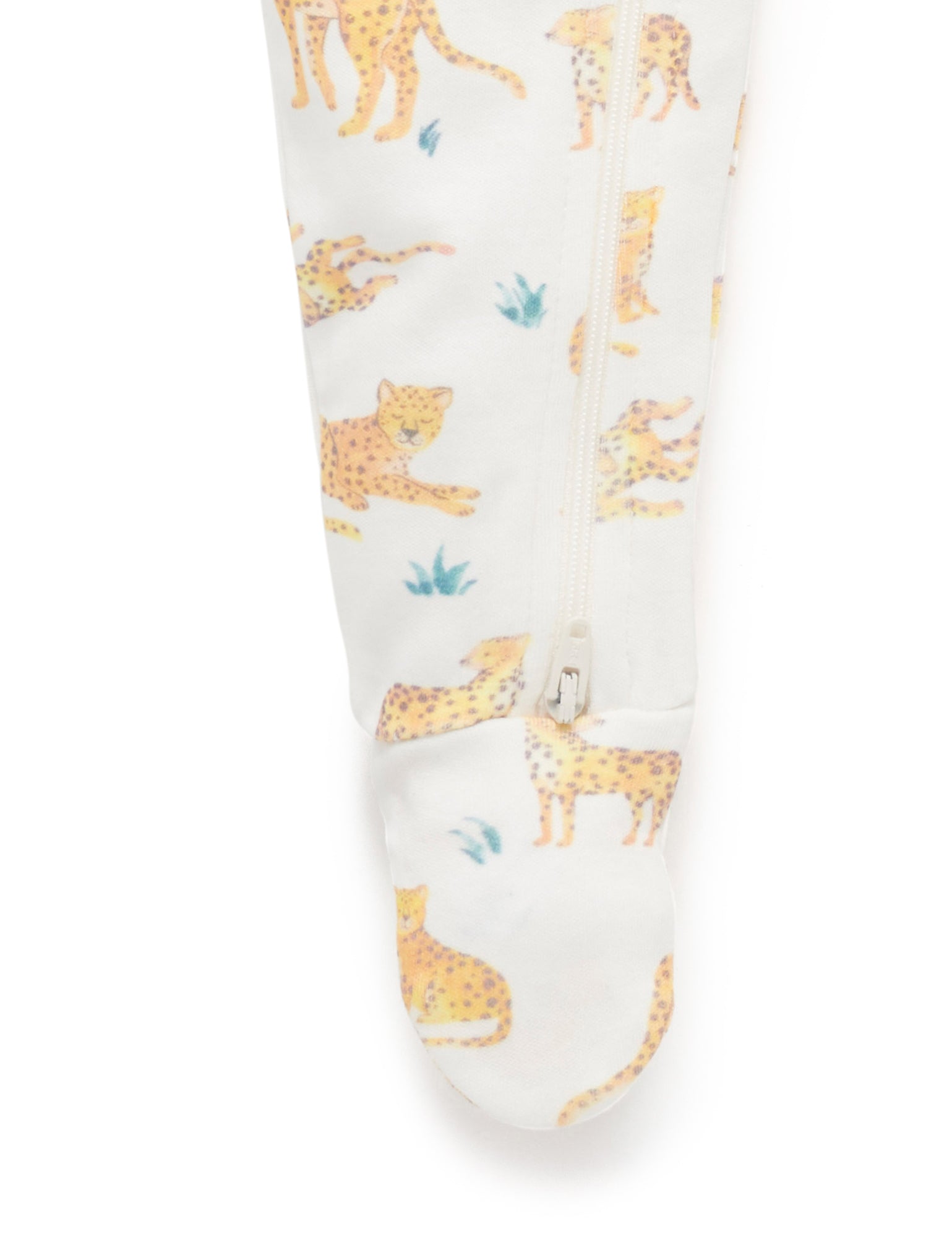 2 Pack Digital Zip Growsuit - Big Cat Print