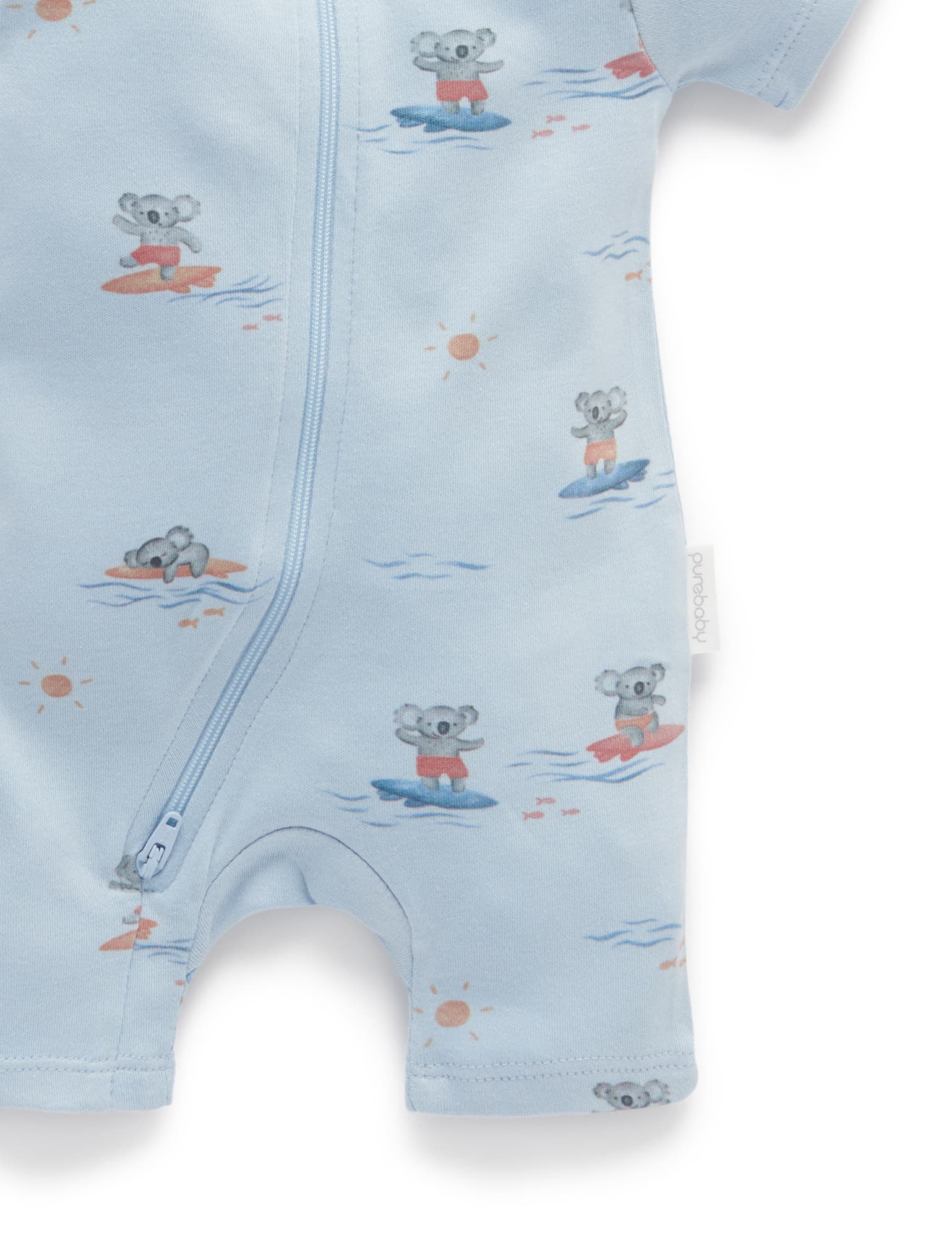 2 Pack S/Slv Digital Growsuit - Foam Paddling Out Print