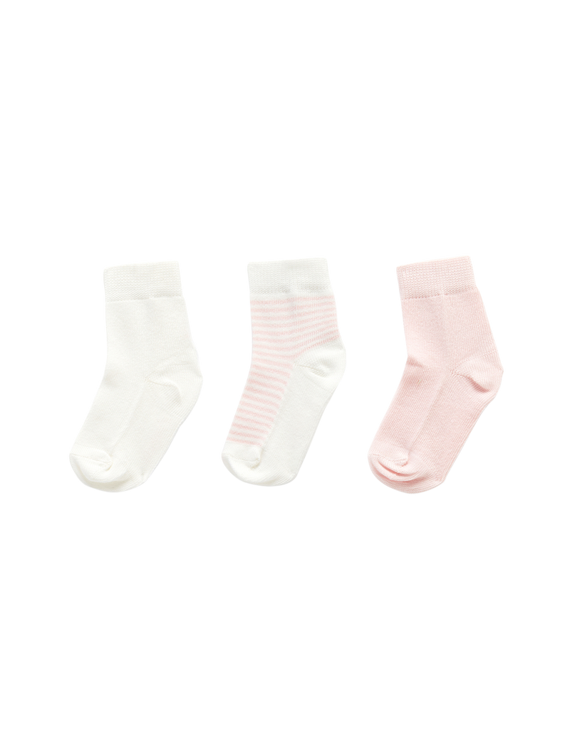 3 Sock Pack - Pale Pink Pack