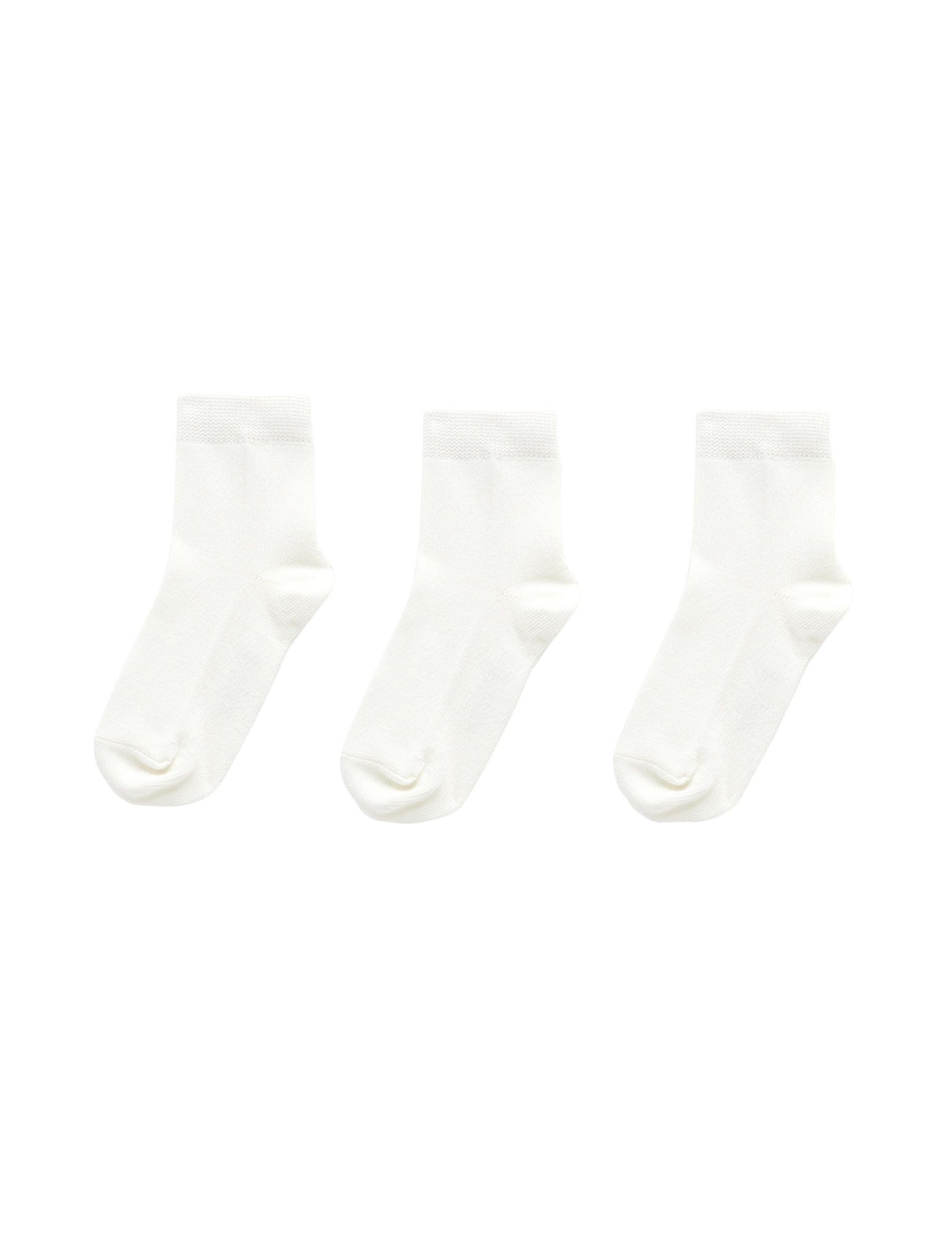 3 Sock Pack - White