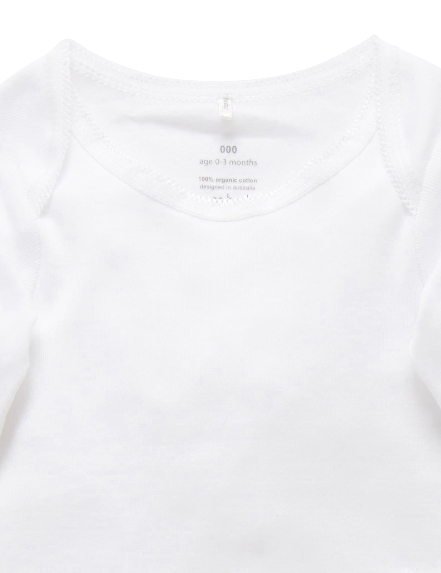 Easy Neck L/S Bodysuit 2 pack - White