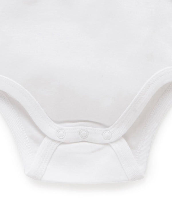 Easy Neck L/S Bodysuit 2 pack - White