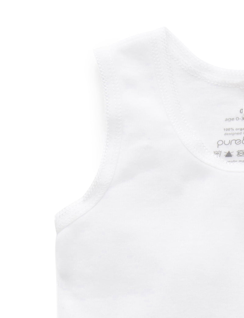 Rib Bodysuit 2 pack - White Pack