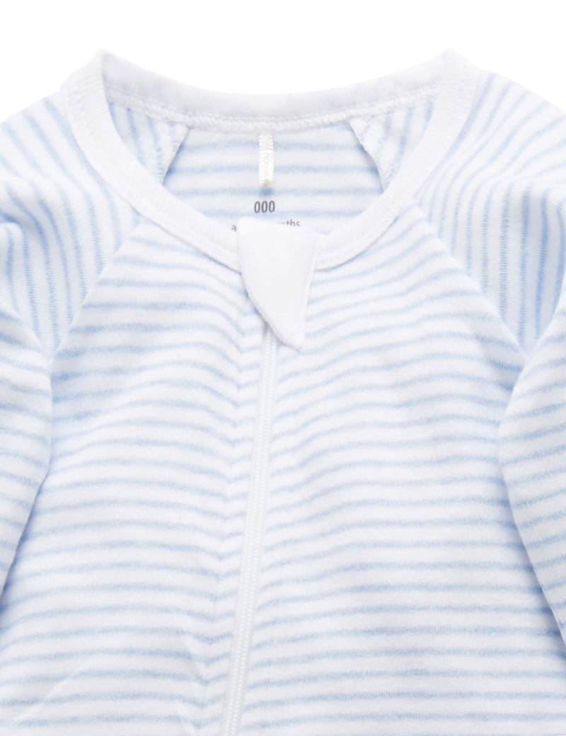2 Pack Zip Growsuit - Pale Blue Pack