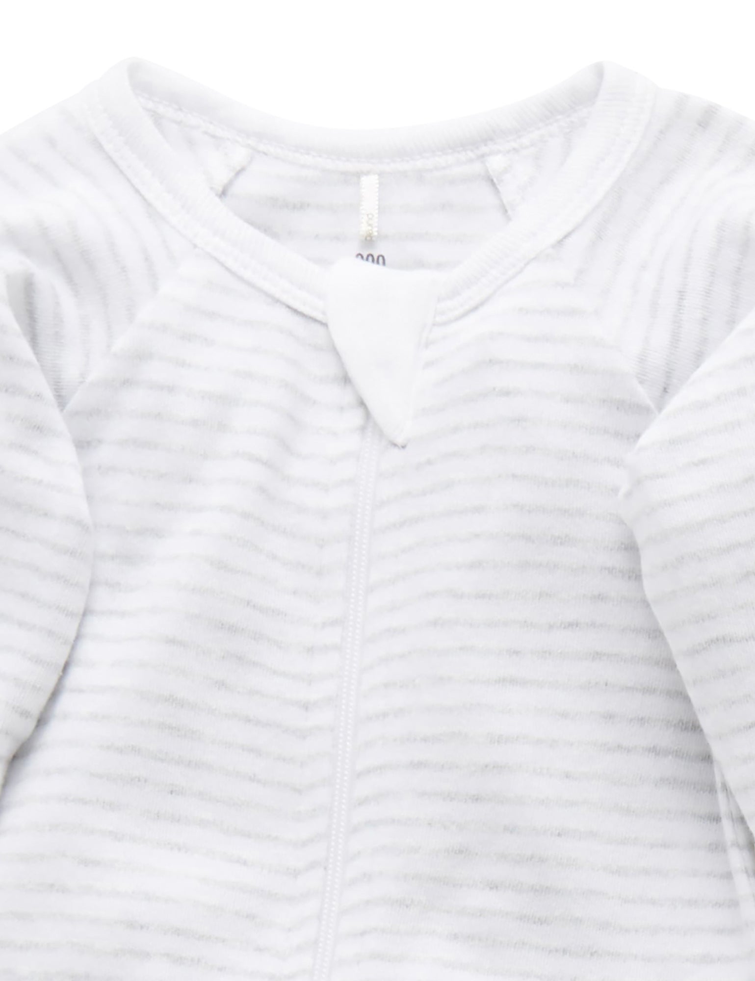 2 Pack Zip Growsuit - Pale Grey Melange Pack