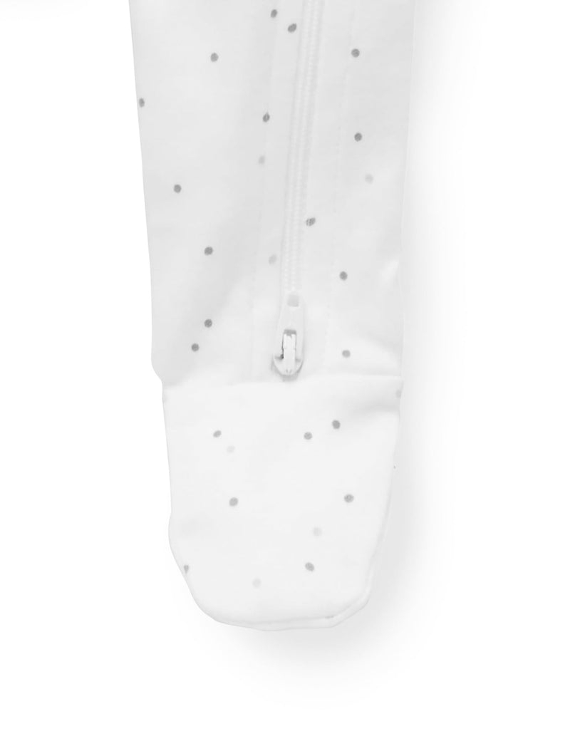 2 Pack Zip Growsuit - Pale Grey Melange Pack