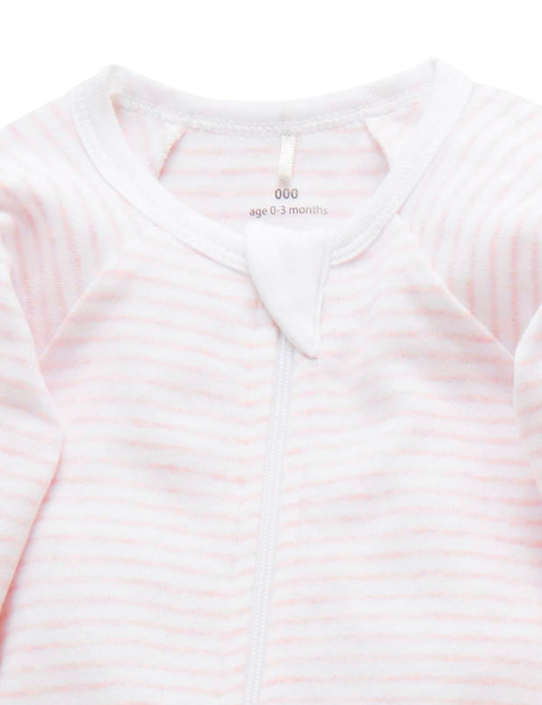 2 Pack Zip Growsuit - Pale Pink Pack