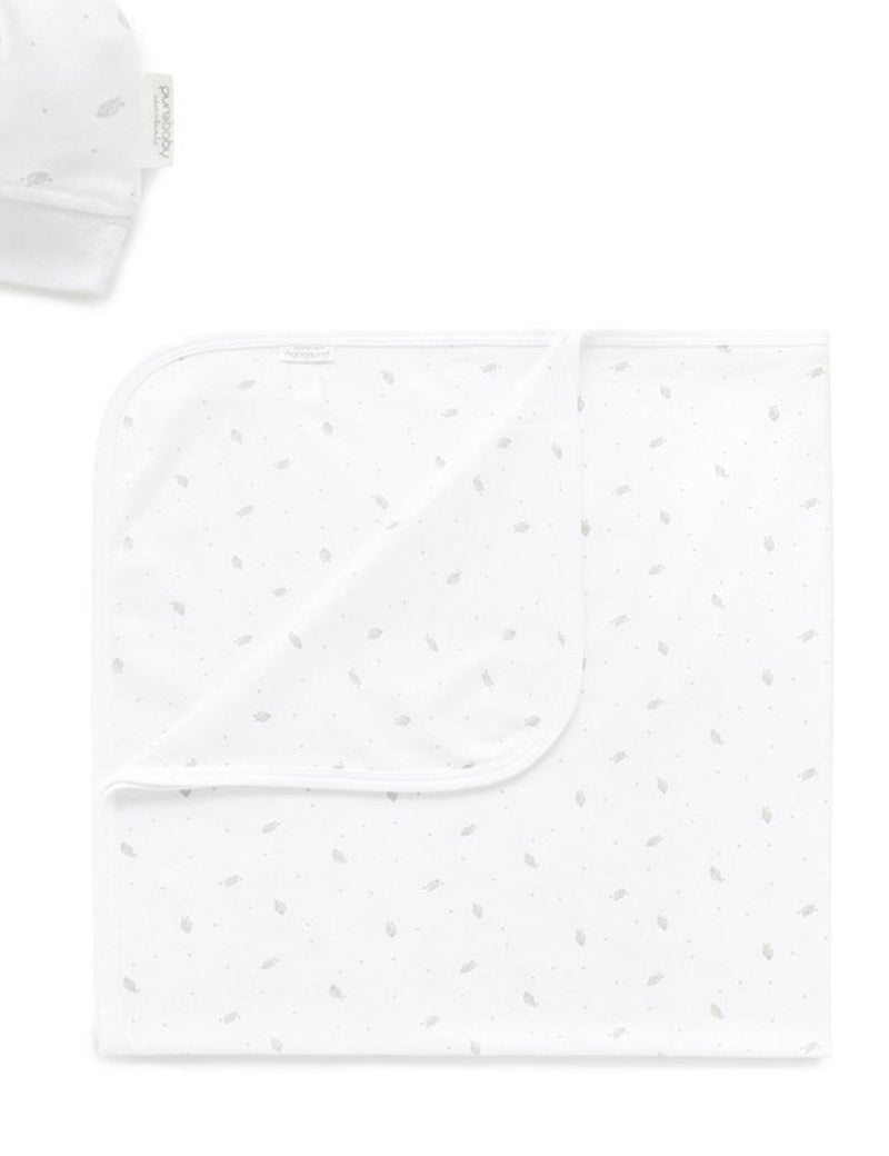 Newborn Hospital Pack - Pale Grey Leaf w Spot