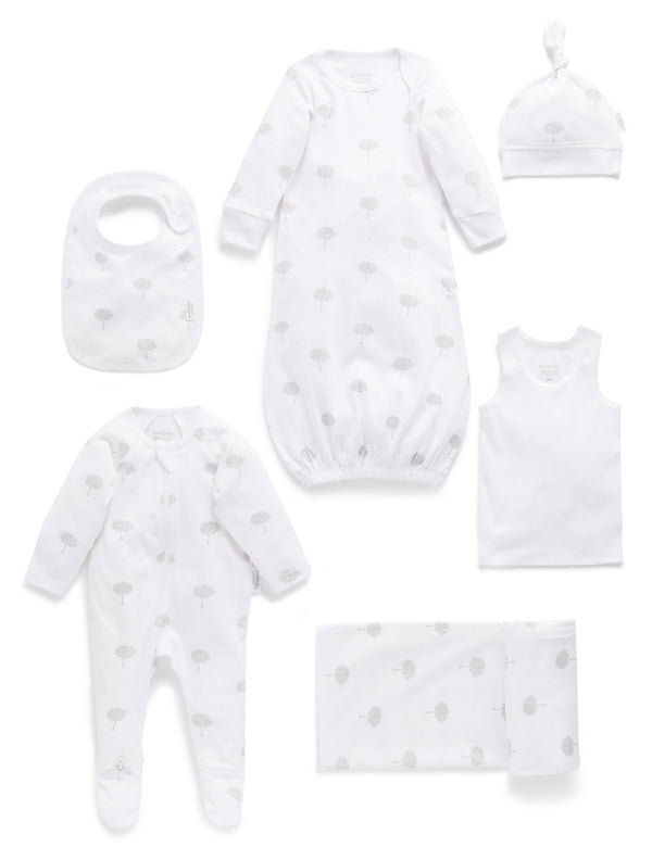 Newborn Hospital Pack - Pale Grey Tree