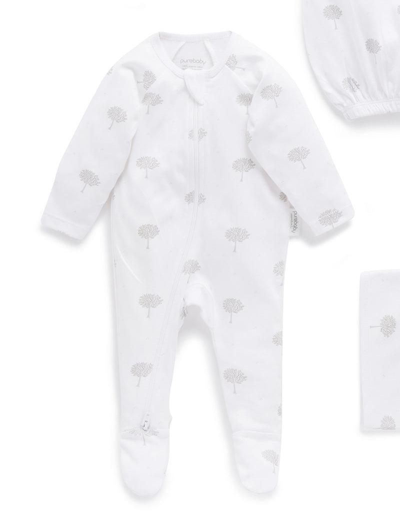 Newborn Hospital Pack - Pale Grey Tree