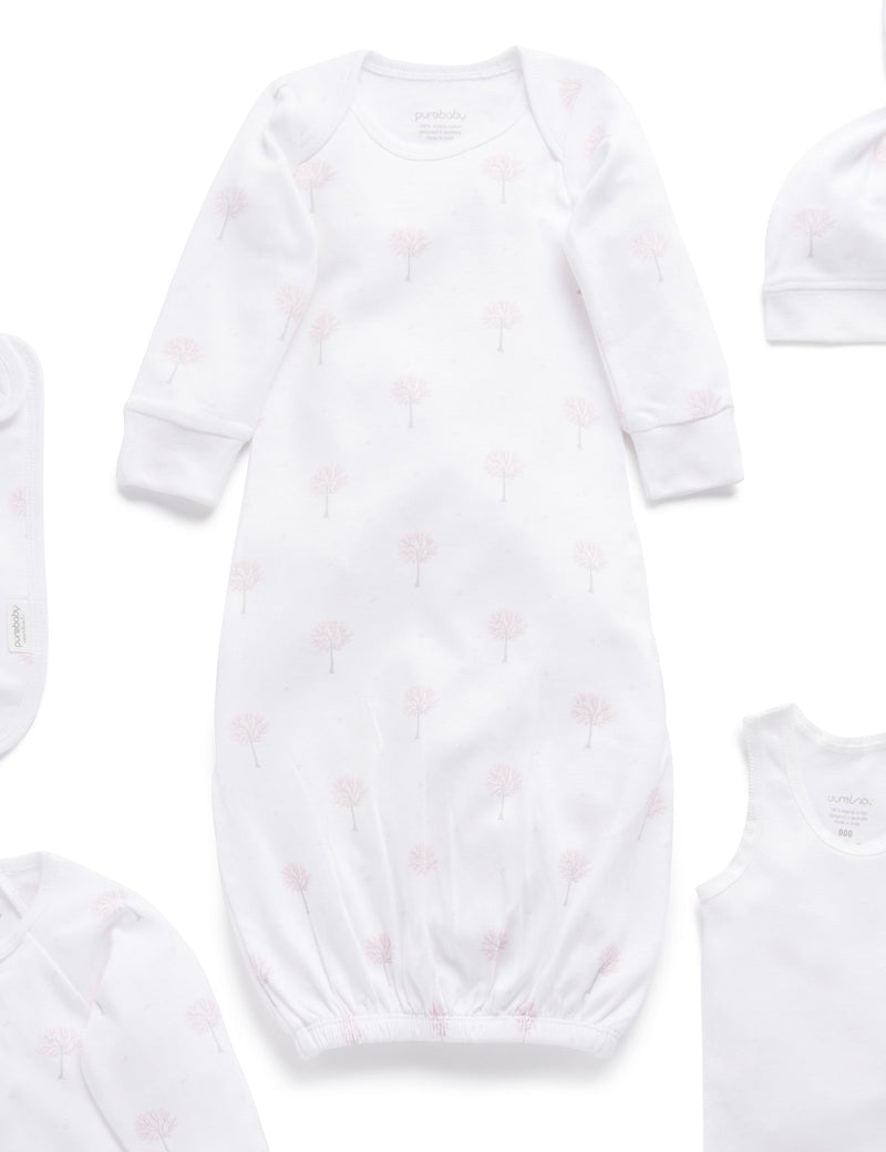 Newborn Hospital Pack - Pale Pink Tree