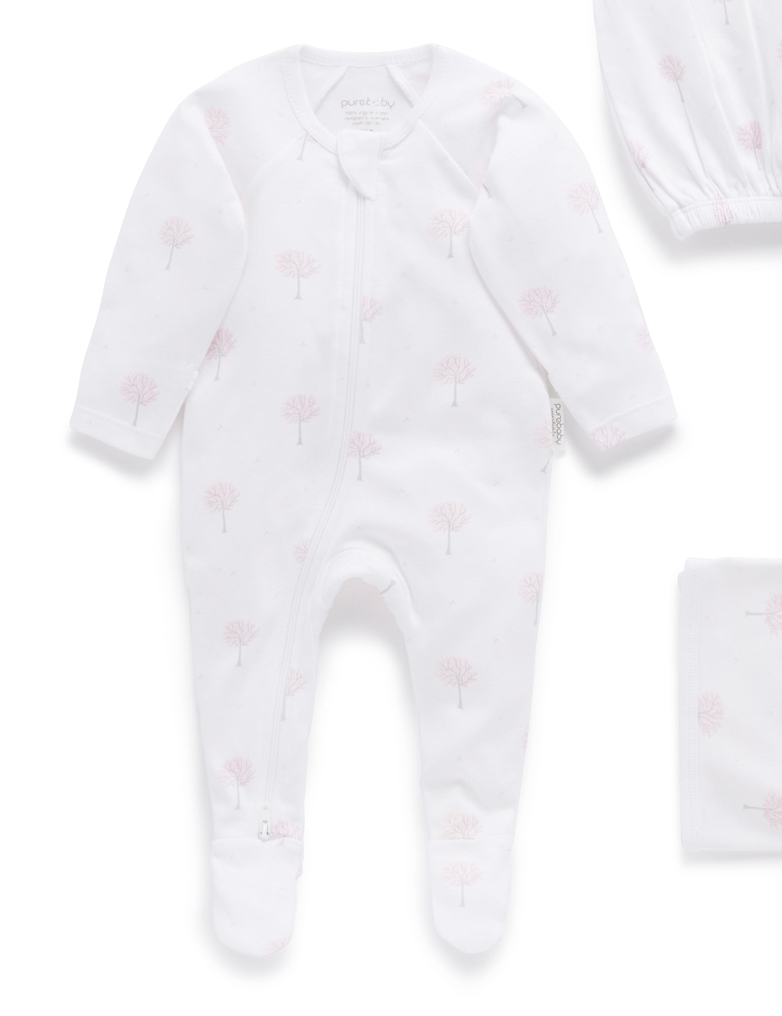 Newborn Hospital Pack - Pale Pink Tree