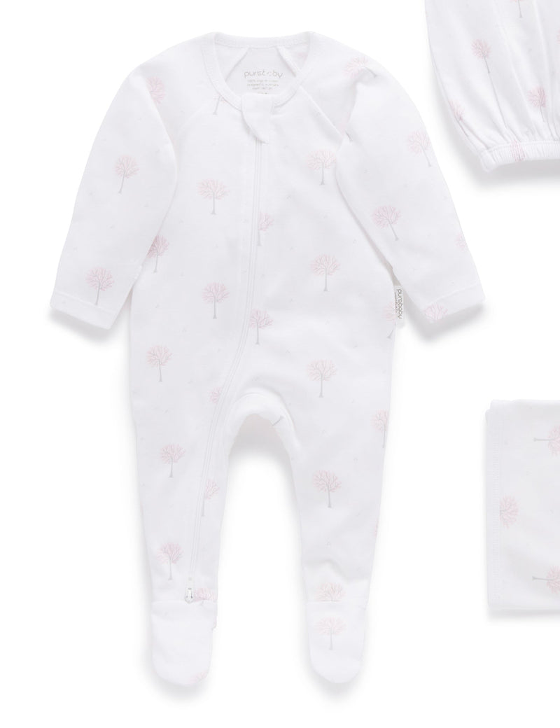 Newborn Hospital Pack - Pale Pink Tree