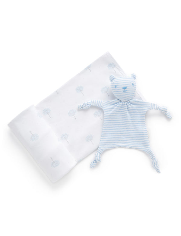 Bunny Rug  & Snookie Pack - Pale Blue Tree