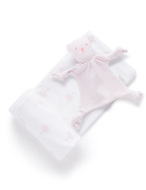 Bunny Rug  & Snookie Pack - Pale Pink Tree