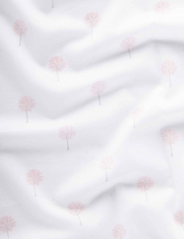 Muslin Wrap 2 Pack - Pale Pink Tree