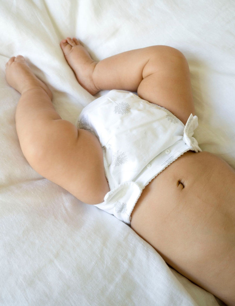 Reusable Nappy Starter Kit - Pale Grey Tree