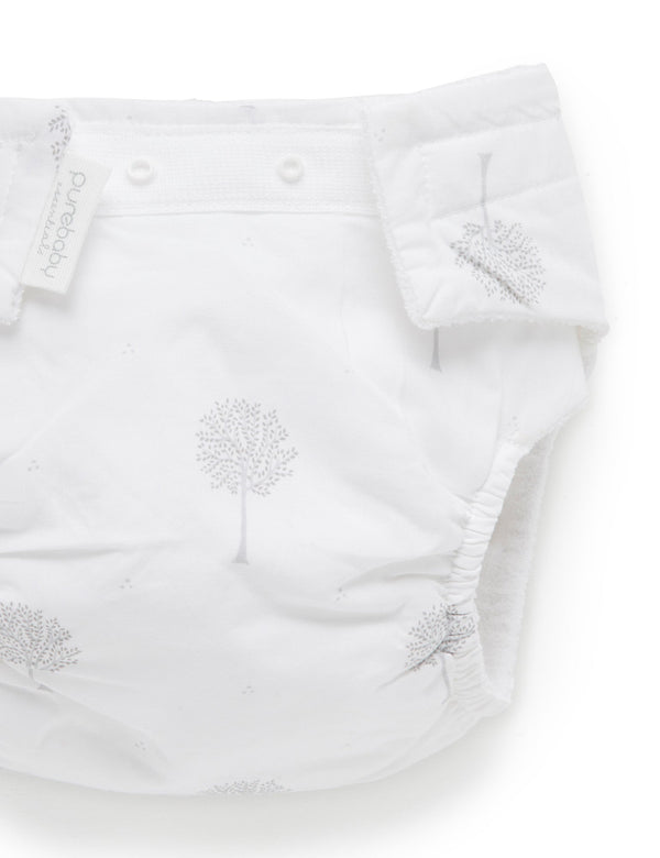 Reusable Nappy Starter Kit - Pale Grey Tree