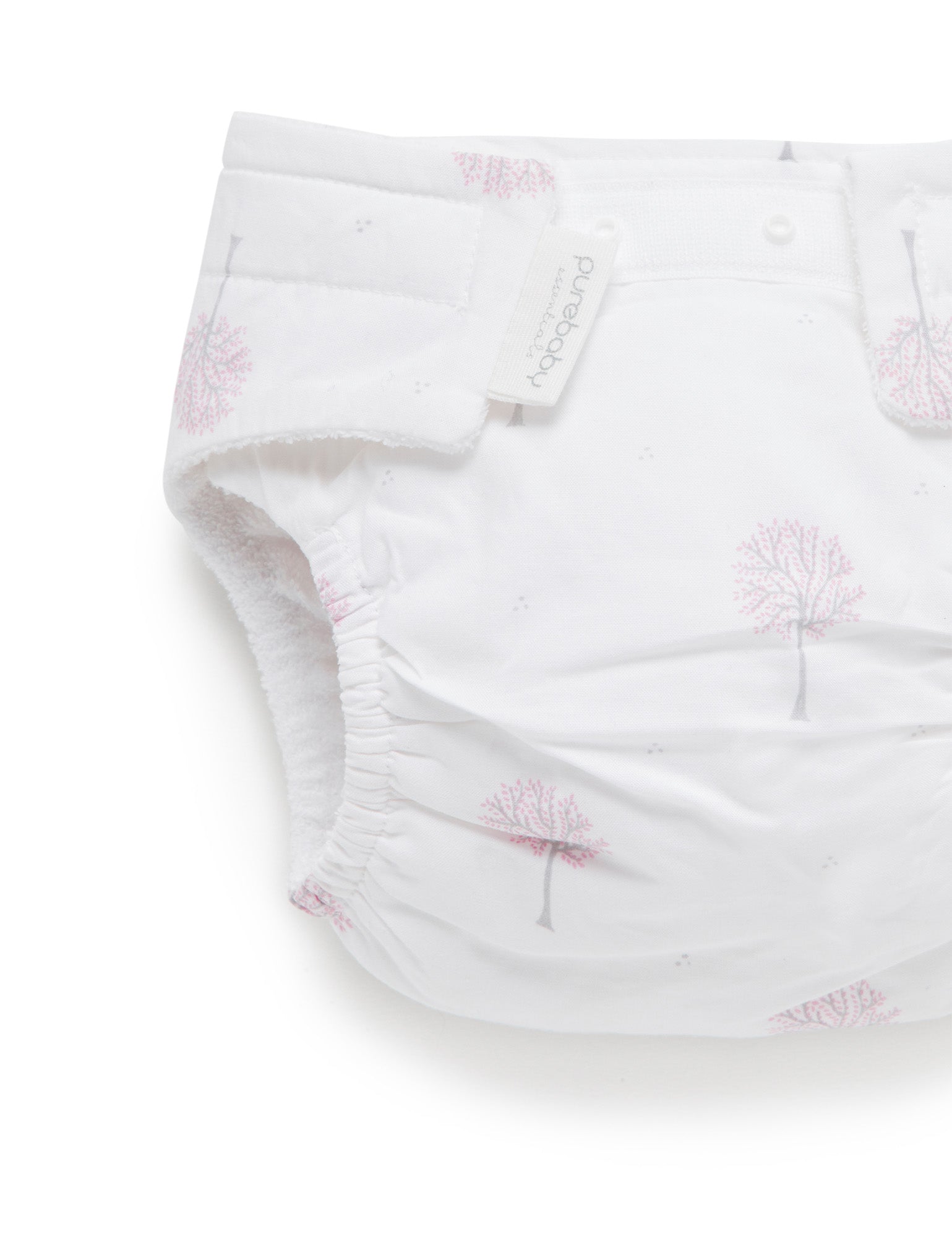 Reusable Nappy Starter Kit - Pale Pink Tree