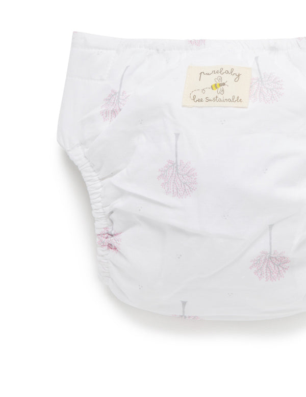Reusable Nappy Starter Kit - Pale Pink Tree