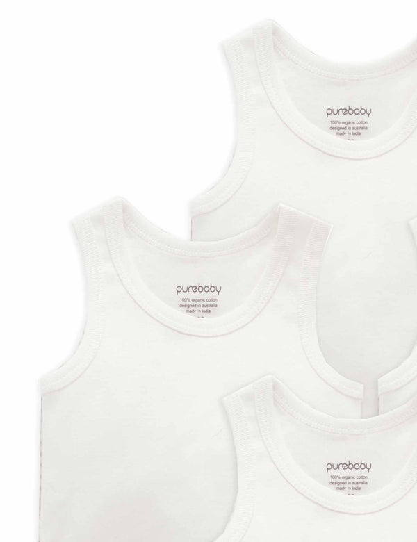 Rib Bodysuit 4 pack - White Pack