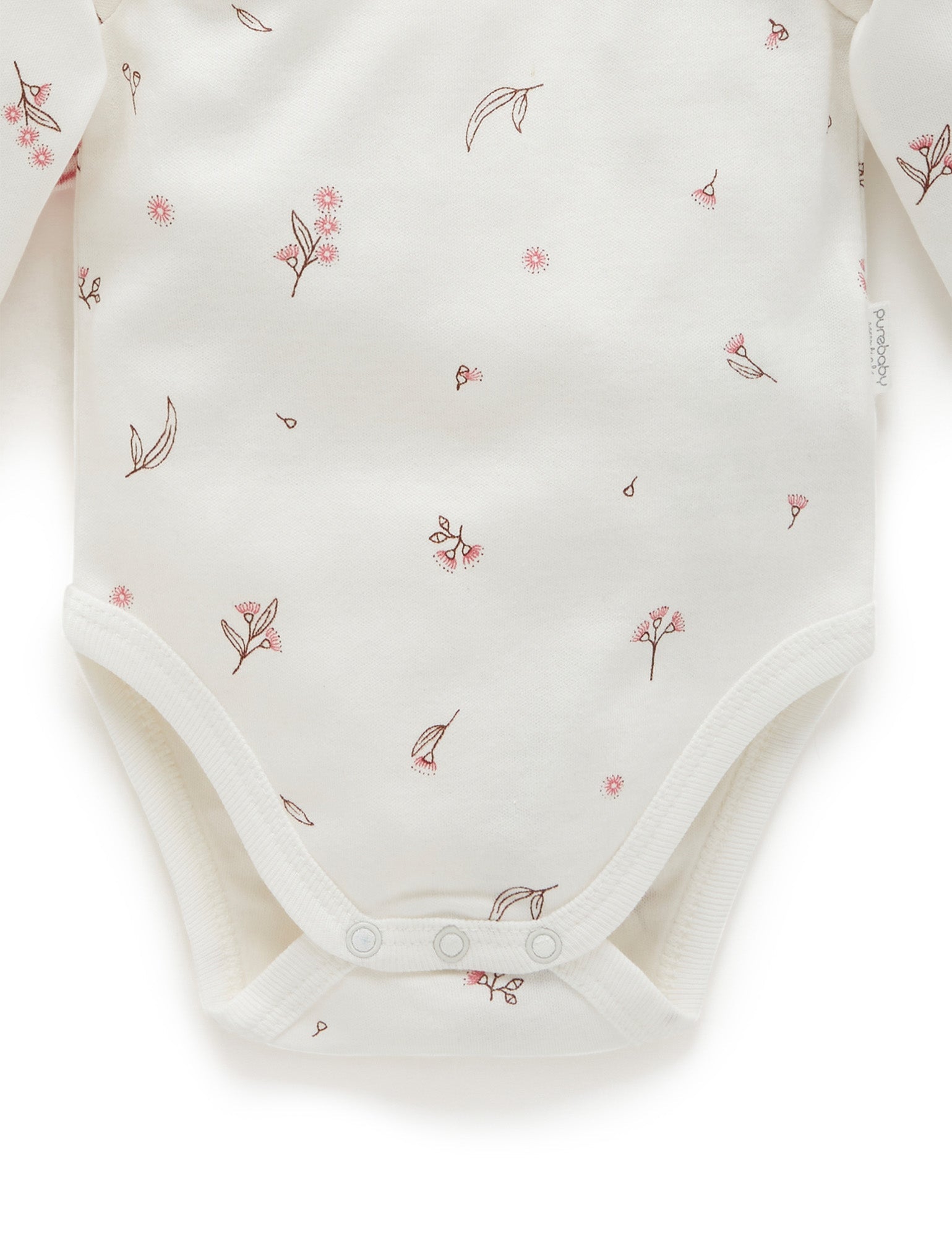 Easy Neck L/S Bodysuit 2 pack - Vanilla Blossom Pack