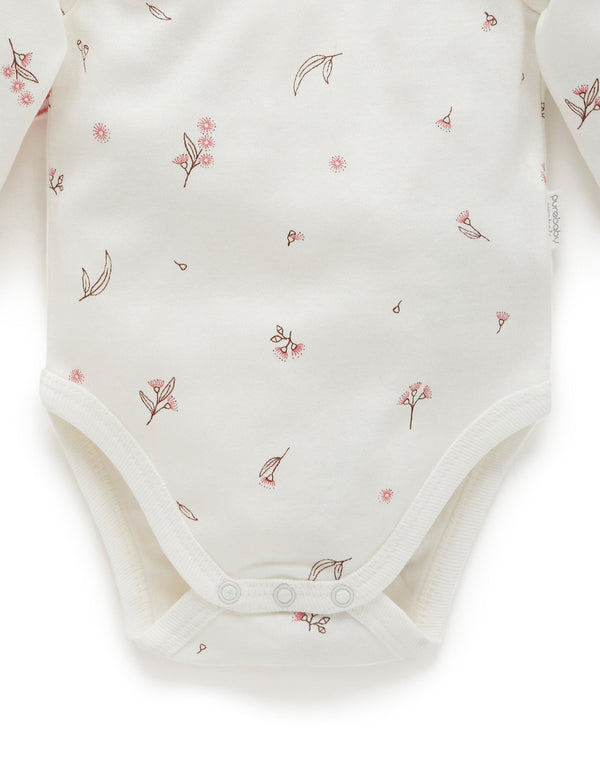 Easy Neck L/S Bodysuit 2 pack - Vanilla Blossom Pack
